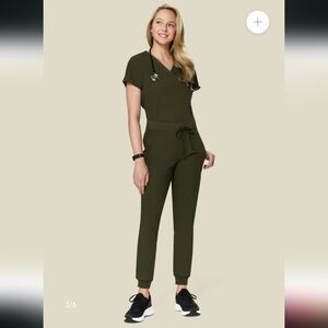 Mandala Olive Scrub Set M/L